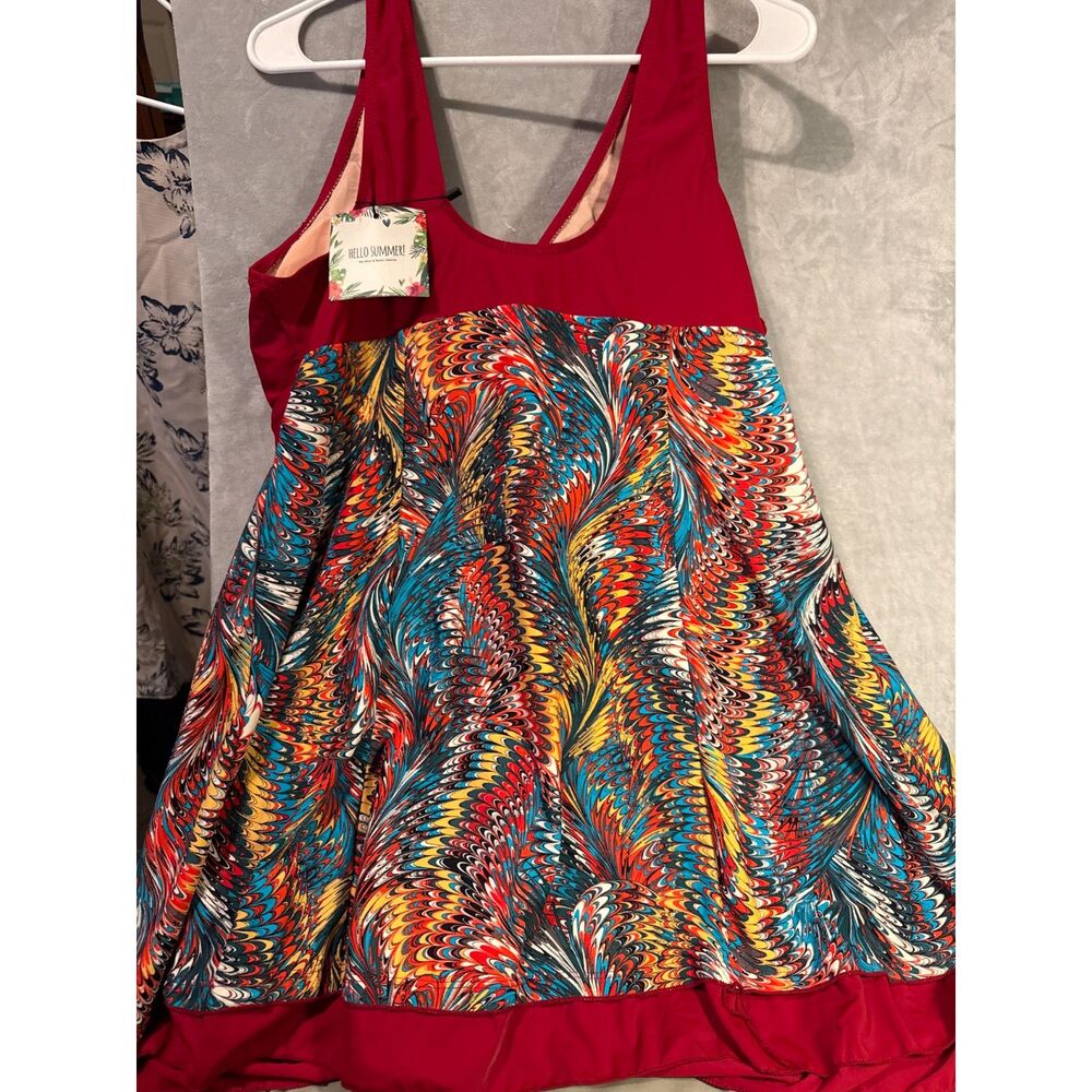 Brand New With Tags (NWT) Summer Mae Plus Size One-Piece Swimdress
